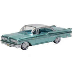 Oxford Diecast 87PB59003 - Pontiac Bonneville Coupe 1959 Seaspray Green - HO Scale