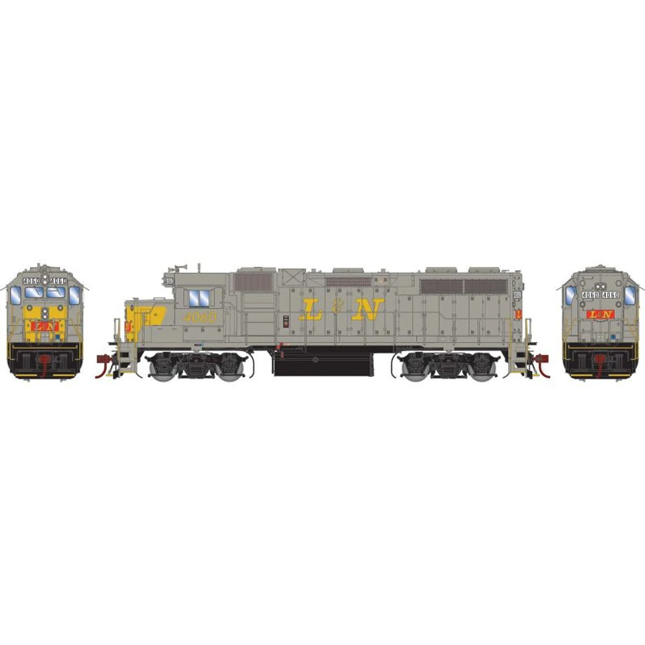 Athearn Genesis 71821 - EMD GP38-2 W/ DCC & Sound Louisville & Nashville (L&N) 4060 - HO Scale 3 Athearn Genesis 71821 - EMD GP38-2 W/ DCC & Sound Louisville & Nashville (L&N) 4060 - HO Scale