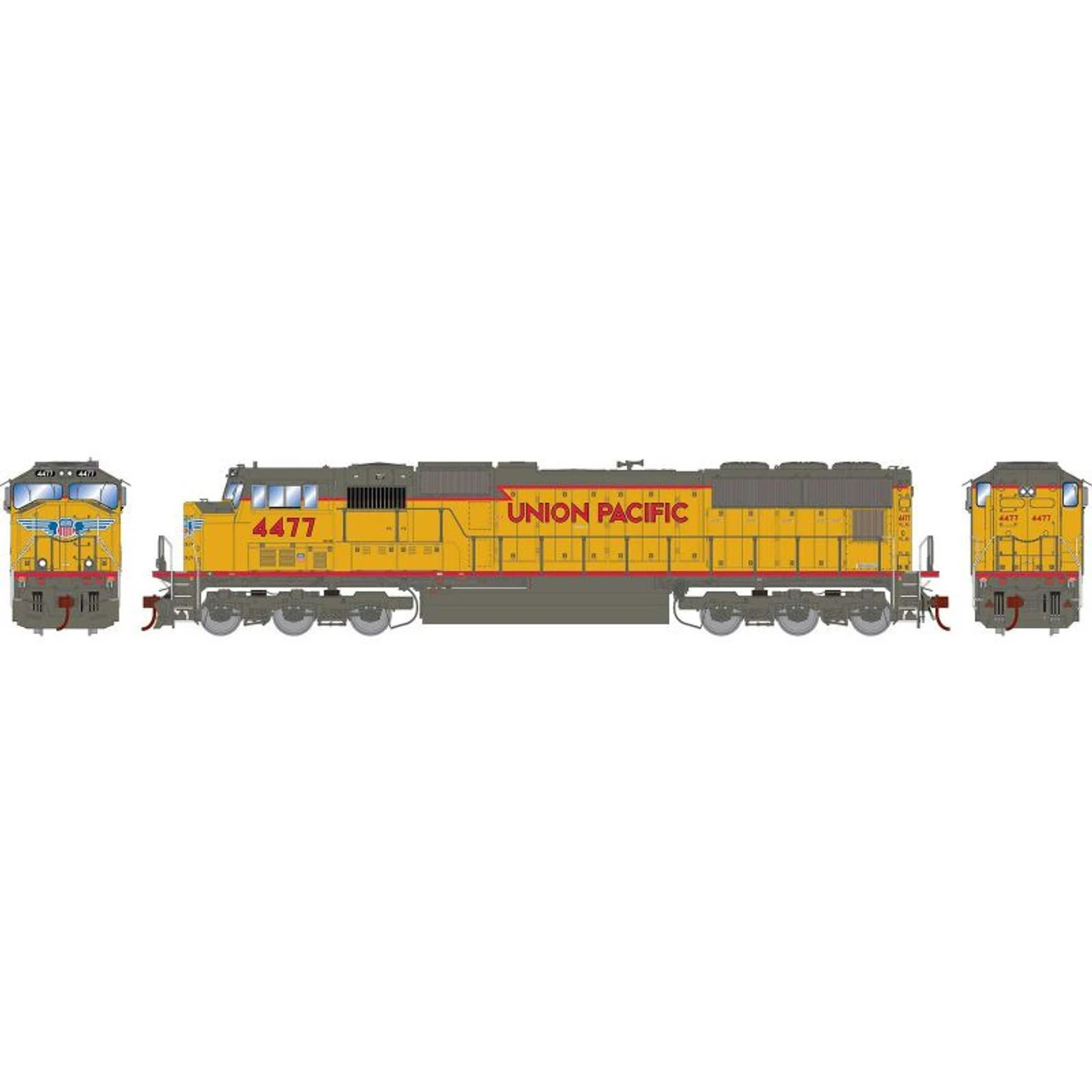 Athearn Genesis 75821 - EMD SD70M W/ Tsunami2 DCC & Sound Union Pacific (UP) 4477 - HO Scale 3 Athearn Genesis 75821 - EMD SD70M W/ Tsunami2 DCC & Sound Union Pacific (UP) 4477 - HO Scale