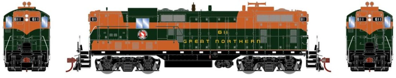 Athearn Genesis 82353 - EMD GP7 W/ Tsunami2 DCC & Sound Great Northern (GN) 611 - HO Scale 3 Athearn Genesis 82353 - EMD GP7 W/ Tsunami2 DCC & Sound Great Northern (GN) 611 - HO Scale