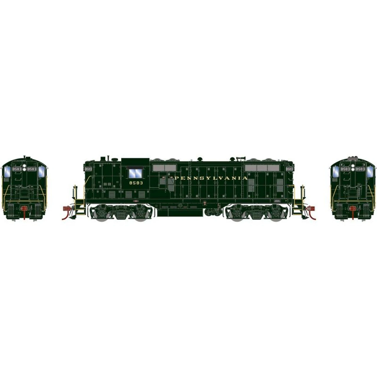 Athearn Genesis 82255 - EMD GP7 Pennsylvania (PRR) 8583 - HO Scale 3 Athearn Genesis 82255 - EMD GP7 Pennsylvania (PRR) 8583 - HO Scale