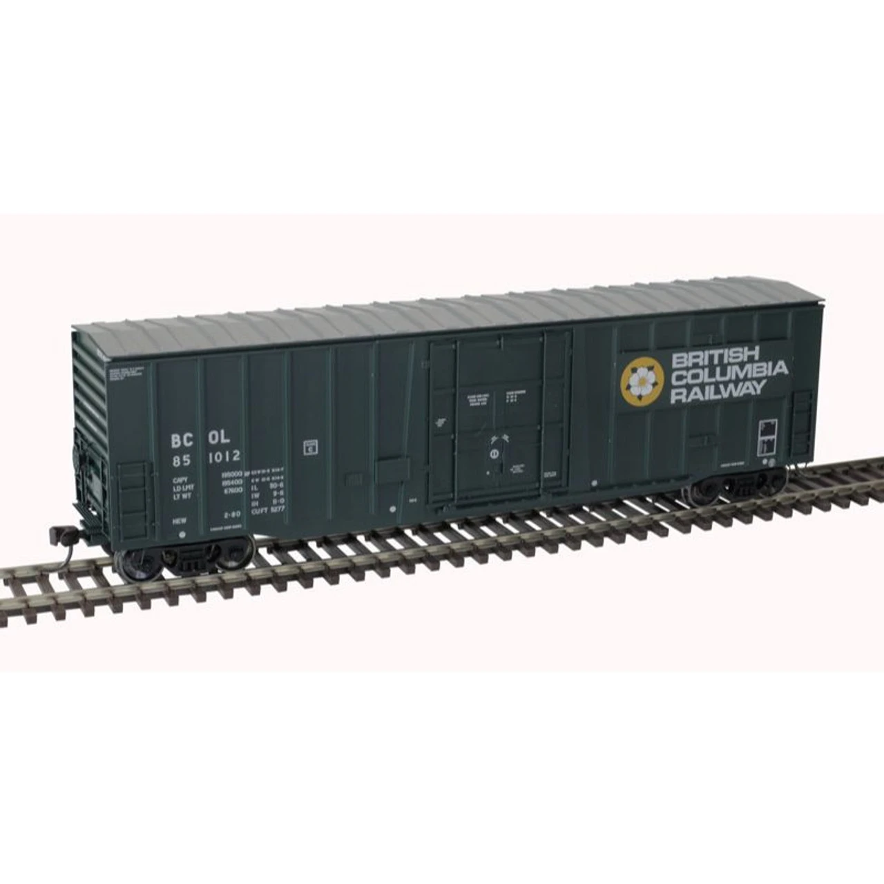 Atlas 20006077 - NSC 50' 5277 Plug Door Box Car British Columbia Railway (BCOL) 851022 - HO Scale 3 Atlas 20006077 - NSC 50' 5277 Plug Door Box Car British Columbia Railway (BCOL) 851022 - HO Scale