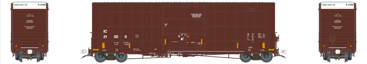 Aurora Miniatures 305037 - Gunderson 6276 50' Plate F Boxcar Canadian National (IC) 21000 - HO Scale 3 Aurora Miniatures 305037 - Gunderson 6276 50' Plate F Boxcar Canadian National (IC) 21000 - HO Scale