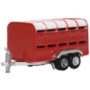 Oxford Diecast Farm004 - Livestock Trailer Red/White - 1:146 2 Oxford Diecast Farm004 - Livestock Trailer Red/White - 1:146 -HO Scale Vehicles Sales farm0004 61634.1645223680