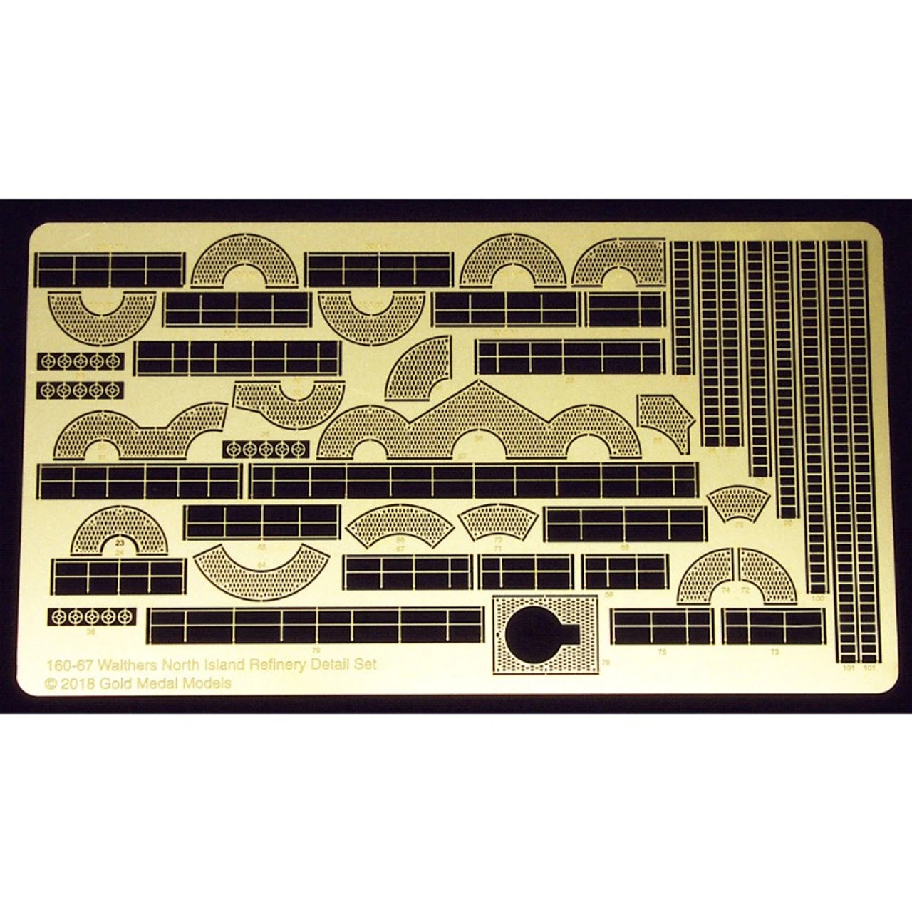 Gold Medal Models 160-67 - Walthers North Island Refinery Detail Set 3 Gold Medal Models 160-67 - Walthers North Island Refinery Detail Set