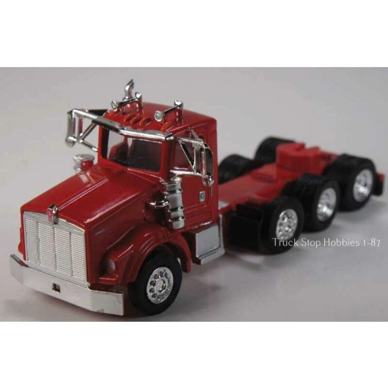 Herpa Models 410671 - Kenworth T800 4-Axle Day-Cab Tractor Only 2 Pack - Assembled -- Red - HO Scale 3 Herpa Models 410671 - Kenworth T800 4-Axle Day-Cab Tractor Only 2 Pack - Assembled -- Red - HO Scale