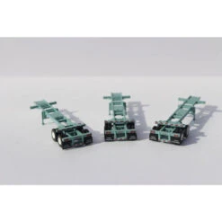 Jacksonville Terminal Co 122002 - 20' Container Chassis (3-pack) China Shipping - N Scale