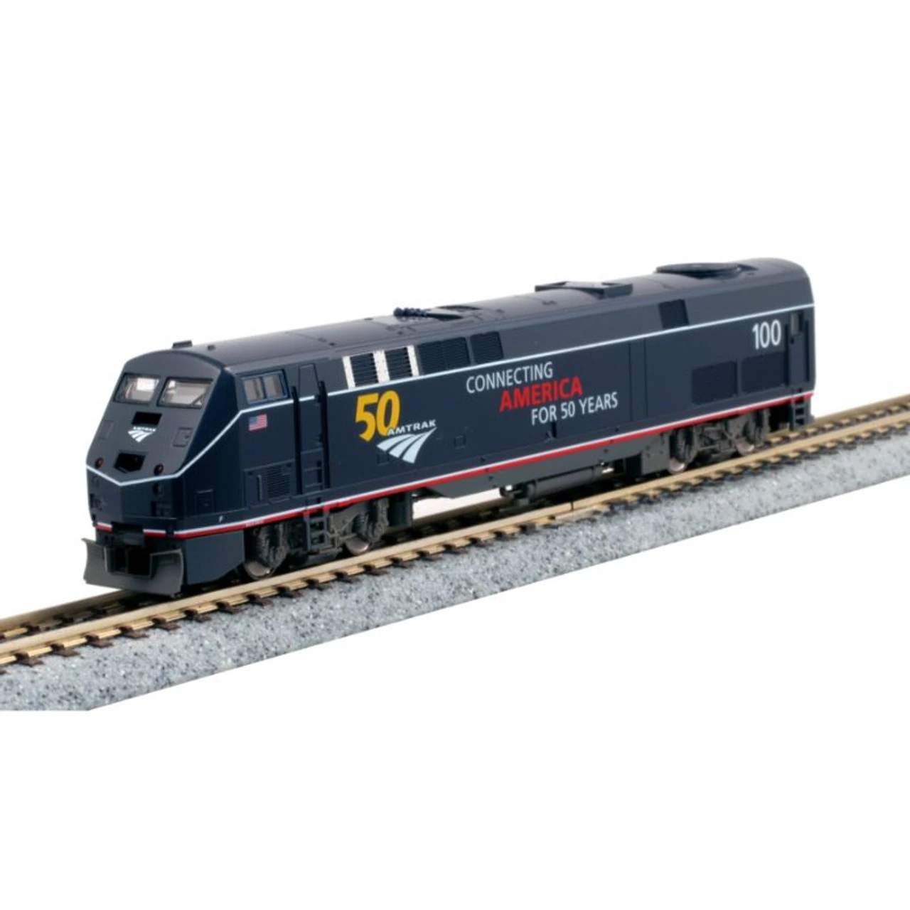 Kato 176-6035-DCC - GE P42DC W/ DCC Amtrak (AMTK) "Midnight Blue" #100 - N Scale 3 Kato 176-6035-DCC - GE P42DC W/ DCC Amtrak (AMTK) "Midnight Blue" #100 - N Scale