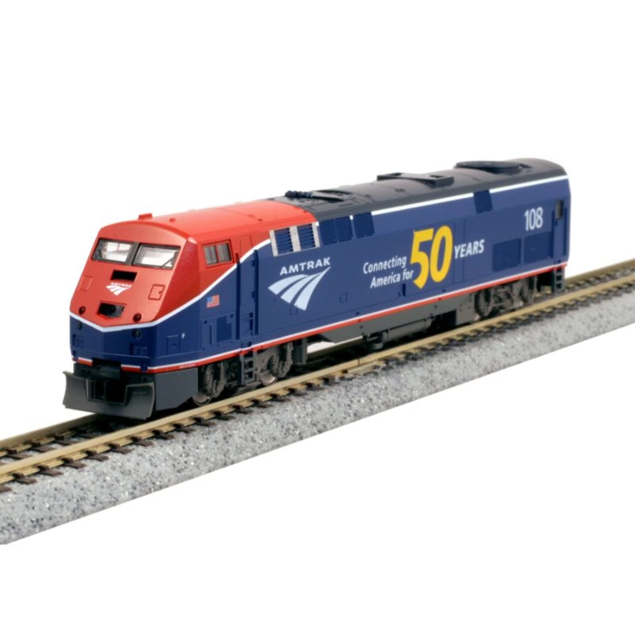 Kato 176-6037-DCC - GE P42DC W/ DCC Amtrak (AMTK) "Phase VI" #108 - N Scale 3 Kato 176-6037-DCC - GE P42DC W/ DCC Amtrak (AMTK) "Phase VI" #108 - N Scale