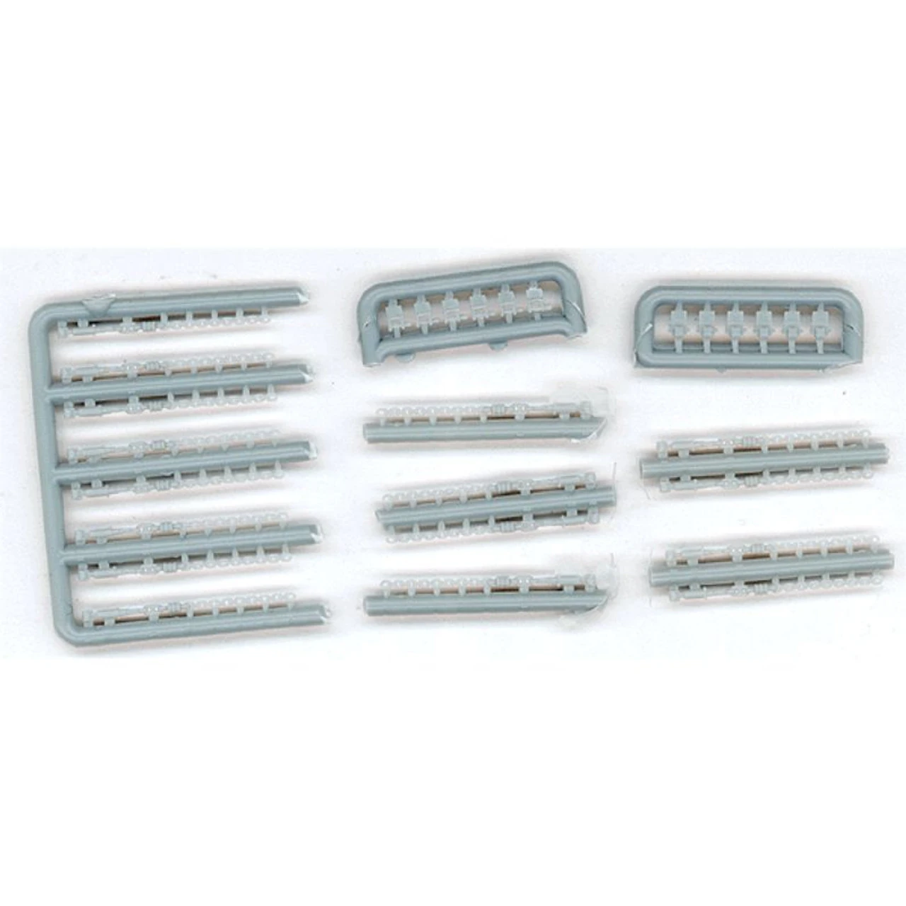 Lonestar Model 12108 - Load Tie Downs; 15 Chain W/Rachet & 12 Roll-Up Tie Downs - HO Scale Kit 3 Lonestar Model 12108 - Load Tie Downs; 15 Chain W/Rachet & 12 Roll-Up Tie Downs - HO Scale Kit