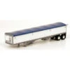 Lonestar Model 6005 - Wilson 43' Pacesetter Grain Trailer Kit - White Body; Dark Blue Tarp - HO Scale Kit -HO Scale Vehicles Sales lsm6005a 97044.1671411443