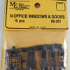 Micro Engineering 80-201 - Office Windows & Doors 10pcs - N Scale 1 Micro Engineering 80-201 - Office Windows & Doors 10pcs - N Scale -HO Scale Vehicles Sales me80201 61436.1680631109