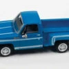 Classic Metal Works 30616 - 1976 Chevy Stepside Pickup - Assembled - Mini Metals(R) -- Hawaiian Blue - HO Scale -HO Scale Vehicles Sales mwi30616 36899.1683238928