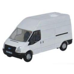 Oxford Diecast NFT006 - White Transit LWB High - 1:148 Scale
