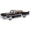 Oxford Diecast Oxford 87CE57001 - 1957-1965 Cadillac Eldorado Brougham Ebony, Stainless Steel - Assembled - HO Scale