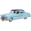 Oxford Diecast Oxford 87PC54001 - 1954-1965 Pontiac Chieftain 4-Door Sedan Mayfair Blue, San Marino Blue - Assembled - HO Scale -HO Scale Vehicles Sales oxf87PC54001 15858.1645223675