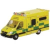 Oxford Diecast Oxford NMA002 - Mercedes Ambulance London (yellow, Green) - Assembled - N Scale -HO Scale Vehicles Sales oxfNMA002 43722.1645223681