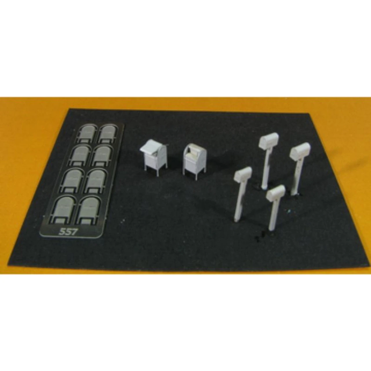 Showcase Miniatures 557 - Mailbox Set - N Scale Kit 3 Showcase Miniatures 557 - Mailbox Set - N Scale Kit