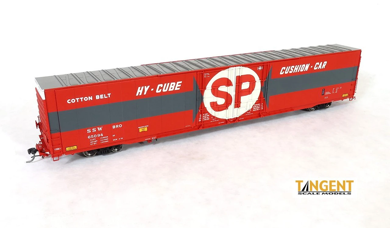 Tangent Scale Models 25049-01 - Greenville 86′ Double Plug Door Box Car Cotton Belt (SSW) 65094 - HO Scale 3 Tangent Scale Models 25049-01 - Greenville 86′ Double Plug Door Box Car Cotton Belt (SSW) 65094 - HO Scale