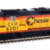 Walthers Mainline 910-10482 - EMD GP9 Chessie (C&O) 6201 - HO Scale -HO Scale Vehicles Sales wal910 10482 59374.1678582515