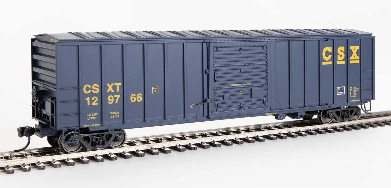 Walthers Mainline 910-1856 - 50' ACF Exterior Post Boxcar CSX (CSXT) 129766 - HO Scale 3 Walthers Mainline 910-1856 - 50' ACF Exterior Post Boxcar CSX (CSXT) 129766 - HO Scale