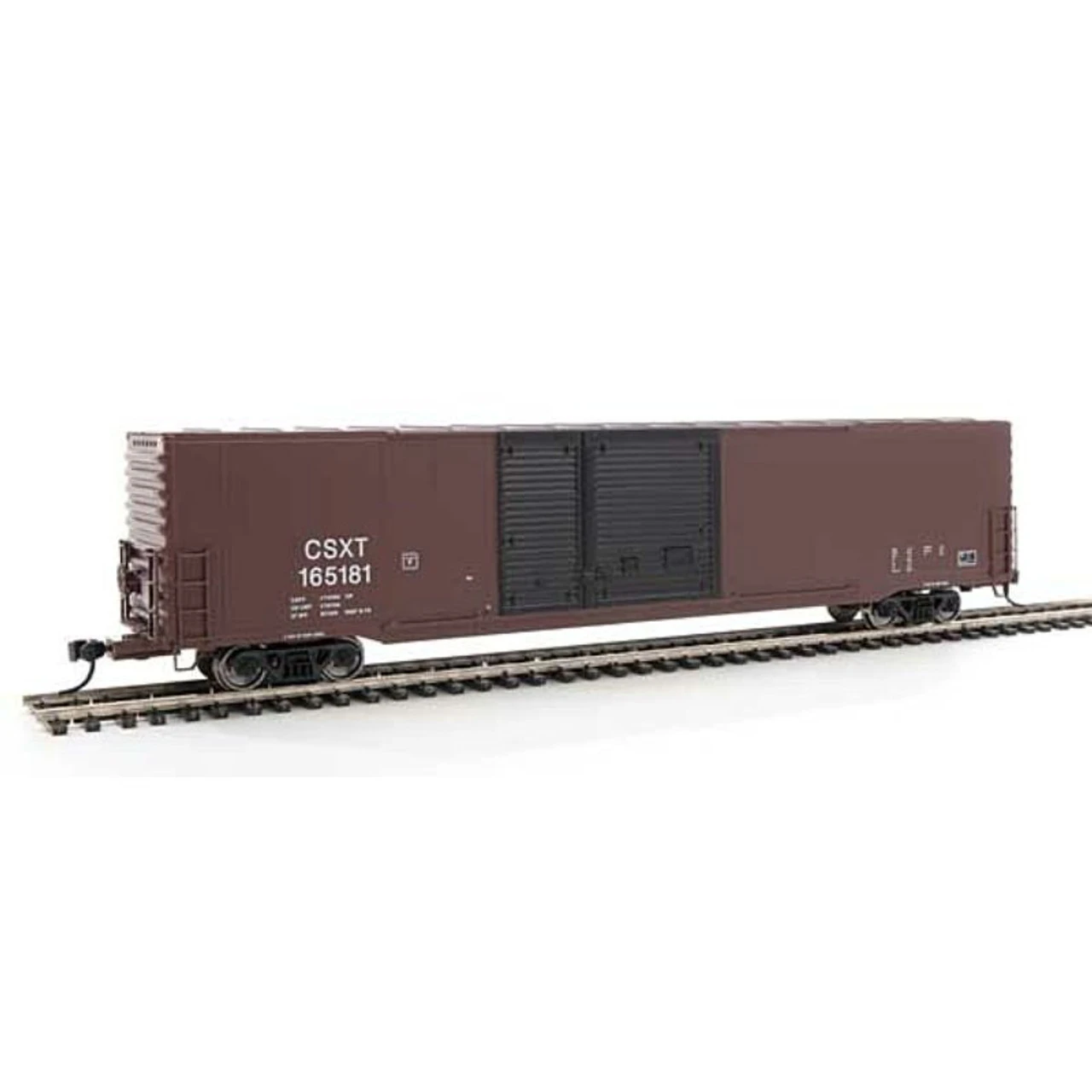 Walthers Mainline 910-3206 - 60' Pullman-Standard Auto Parts Boxcar (10' And 6' Doors) - Ready To Run CSX (CSXT) 165181 - HO Scale 3 Walthers Mainline 910-3206 - 60' Pullman-Standard Auto Parts Boxcar (10' And 6' Doors) - Ready To Run CSX (CSXT) 165181 - HO Scale