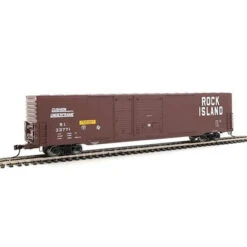 Walthers Mainline 910-3217 - 60' Pullman-Standard Auto Parts Boxcar (10' And 6' Doors) - Ready To Run Rock Island (RI) 33771 - HO Scale