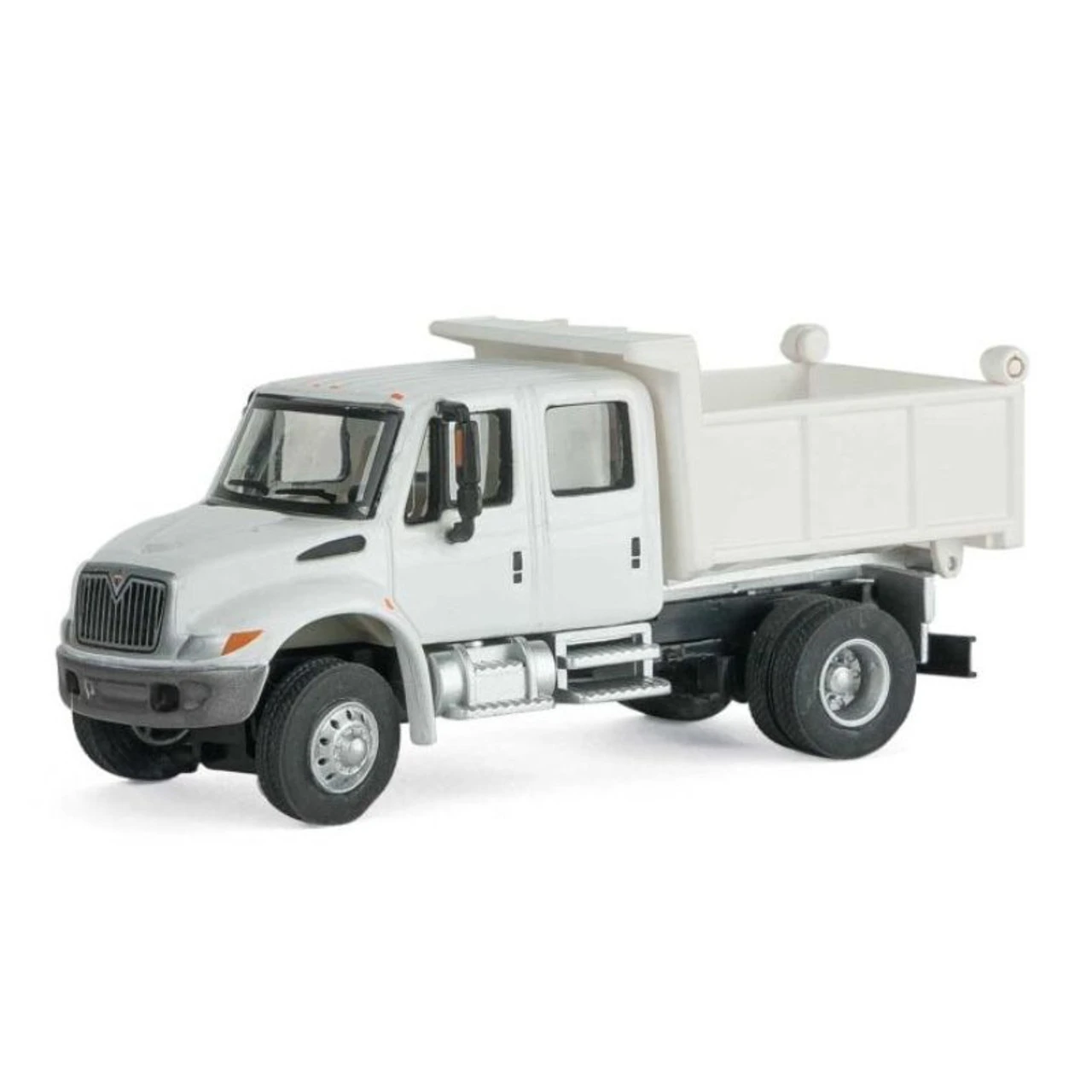Walthers SceneMaster 949-11636 - 4300 Crew-Cab Dump Truck - White - HO Scale 3 Walthers SceneMaster 949-11636 - 4300 Crew-Cab Dump Truck - White - HO Scale